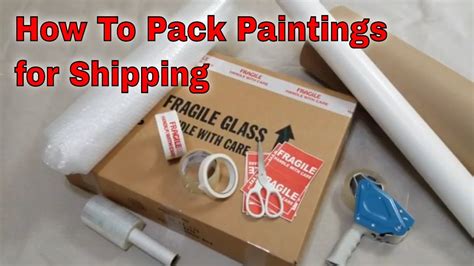 how to ship canvas art: what about choosing the right wrapping materials?