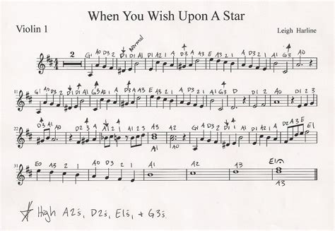 When You Wish Upon a Star: Violin Sheet Music and Its Enchanting Journey